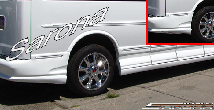 Custom GMC Savana Van  Rear Bumper (1996 - 2024) - $690.00 (Part #GM-007-RB)